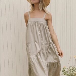 Jenni Kayne Summer Dress - Blue Seersucker